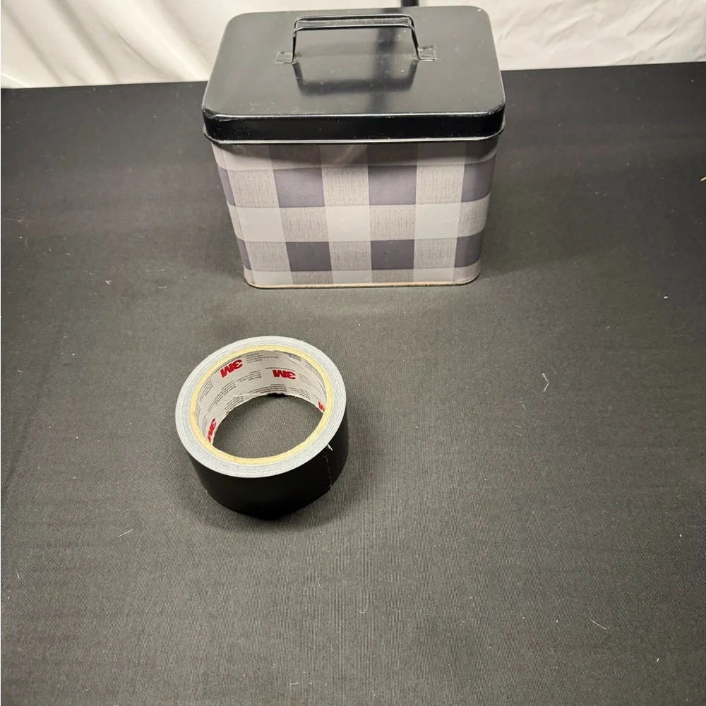 Good Dog Black and Gray Storage Tin
